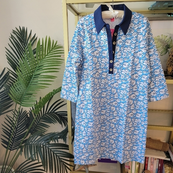 NWT Lilly Pulitzer Ainslee 3/4 Sleeve Dress in Women's Size Large - Picture 3 of 8